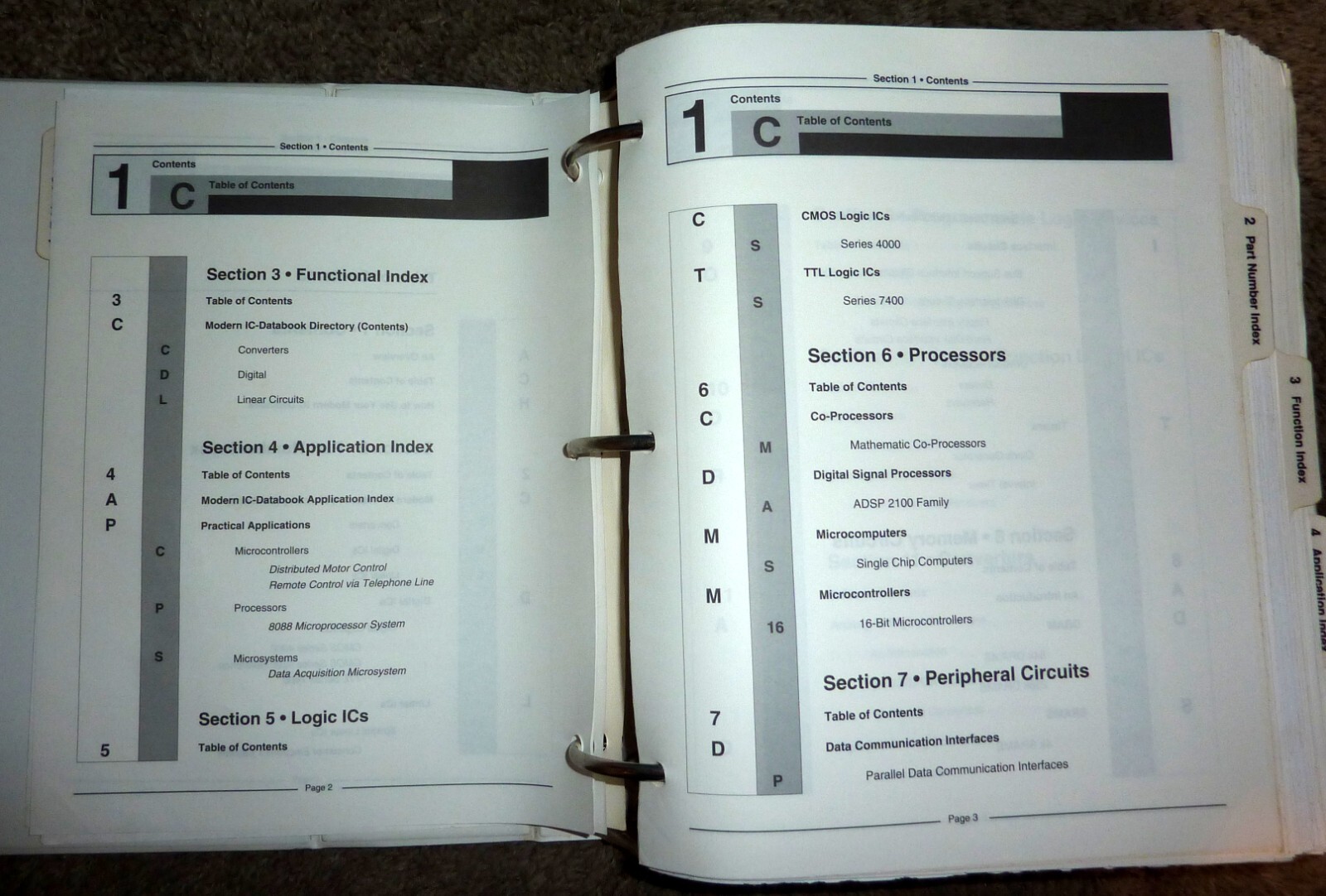 The Modern IC Databook in Large Binder WEKA 1991