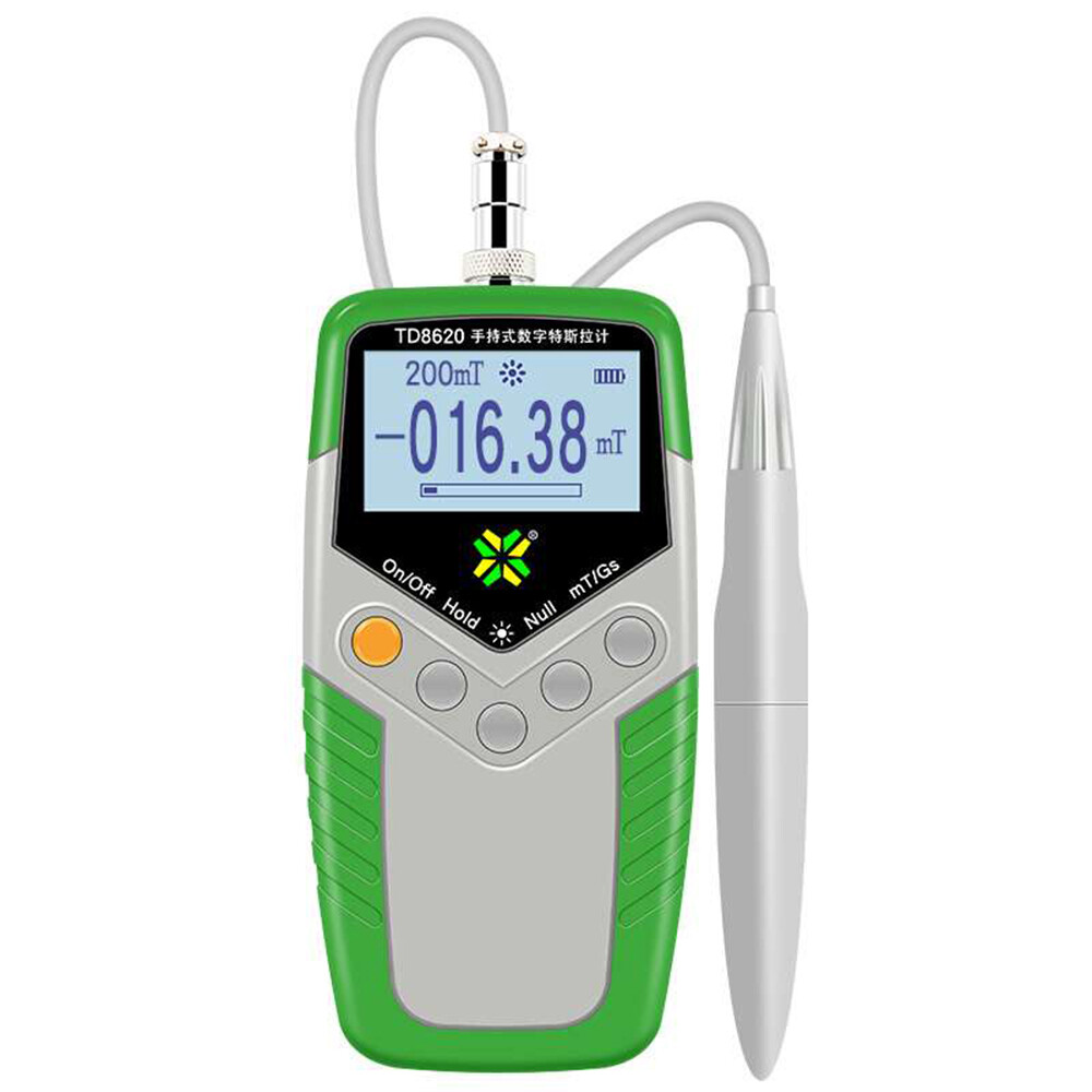 High-Precision Teslameter Portable Gauss Meter Digital Magnetic Field Tester