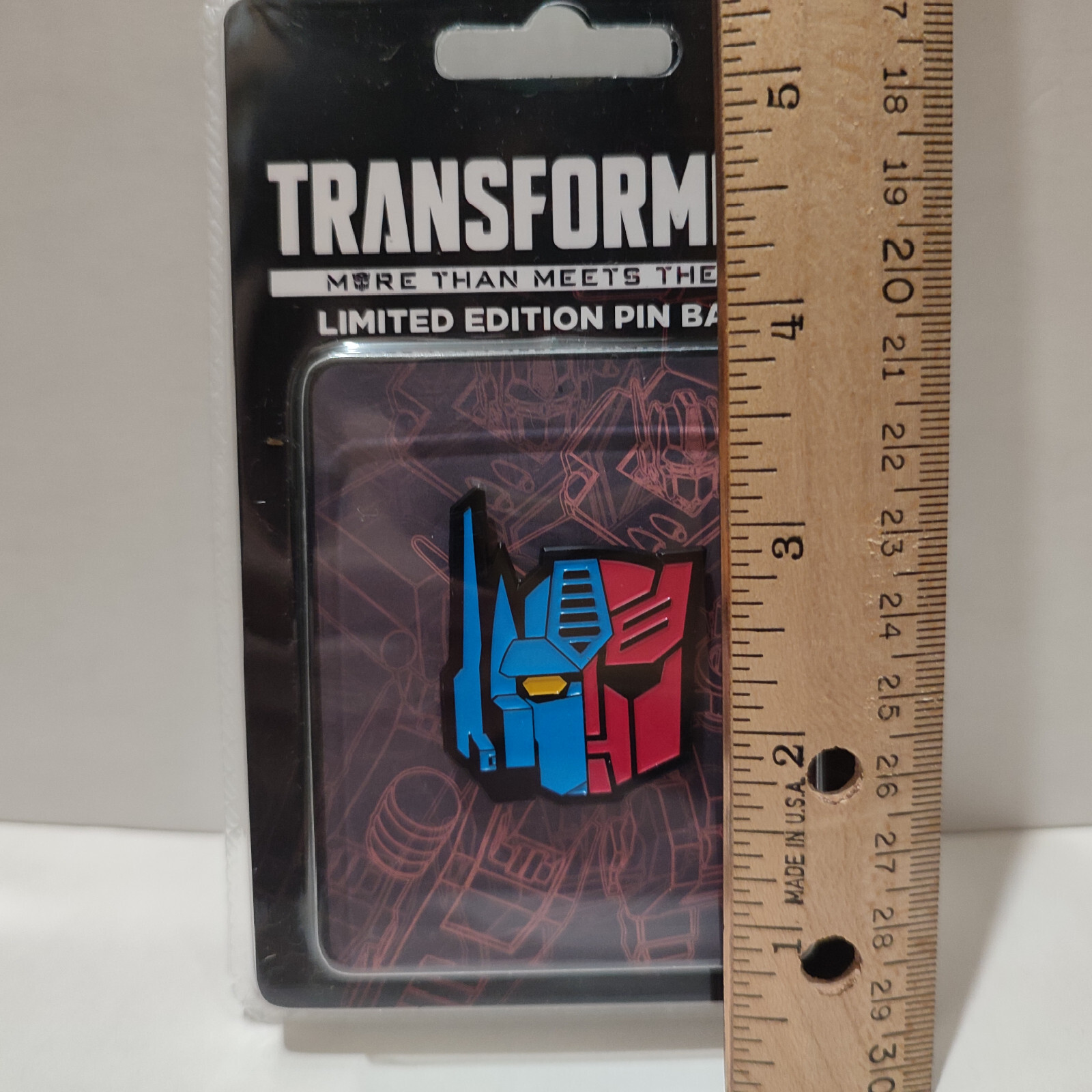 Transformers Limited Edition Pin Badge Official Collectible Optimus Figure