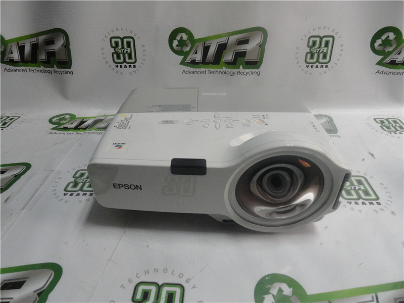 Epson H330A Media Projector HDMI VGA 2337 Lamp Hrs Cracked Vent w/ Cord