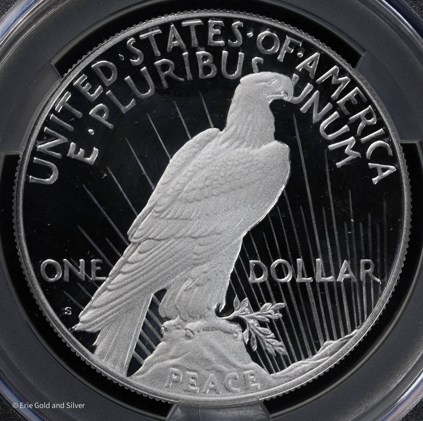 2023 S $1 Proof Silver Peace Dollar CACG PR 70 DCAM | First Delivery CAC Grading
