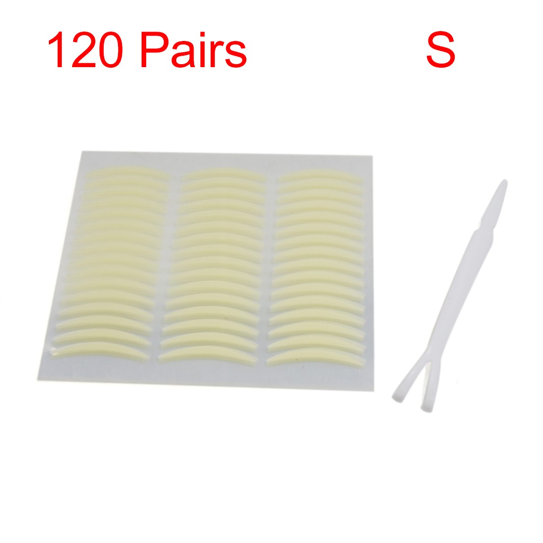 120 Pairs Waterproof Breathable Eye Beauty Double Eyelid Sticker Adhesive Tape S