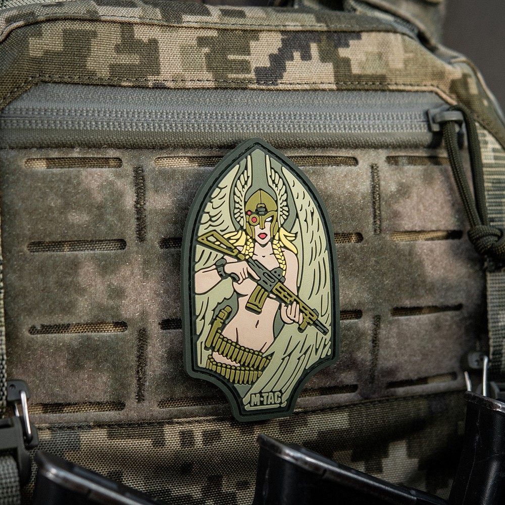 VALKYRIE Valkyrie Morale PVC 3D Patch ARMY WAR Ukraine arrowhead OLIVE