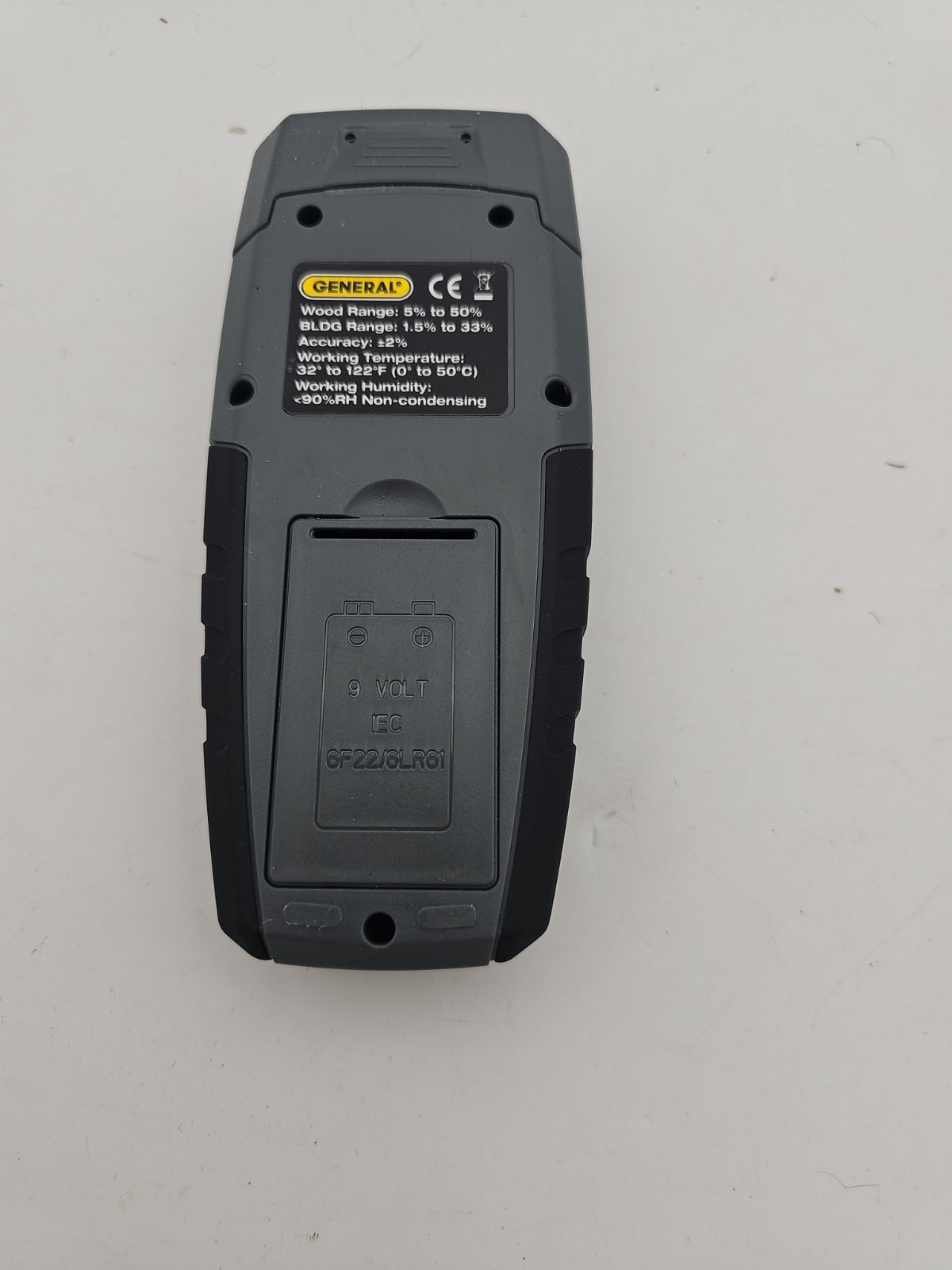 General Tools MMD4E Pin Type Digital LCD Moisture Meter