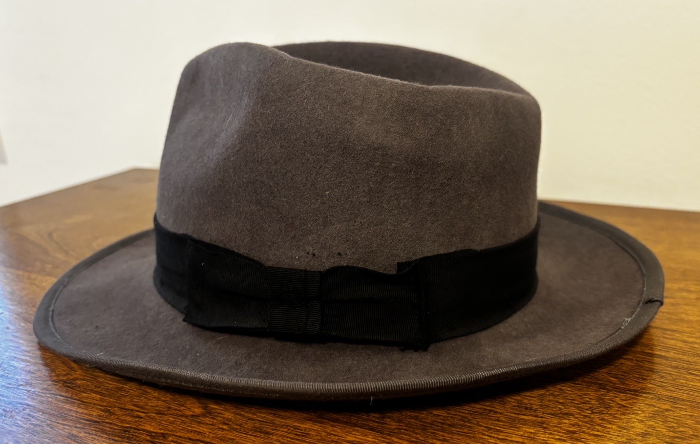 Hat Dorfman Pacific Scala Classico 100% Wool Felt Hat, gray, Size Medium