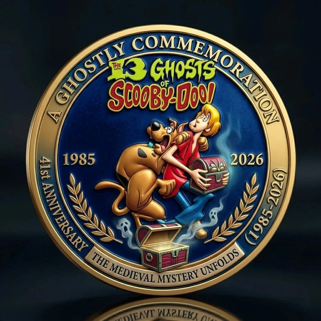 The 13 Ghosts of Scooby Doo 41st Anniversary Commemorative Coin CB0949
