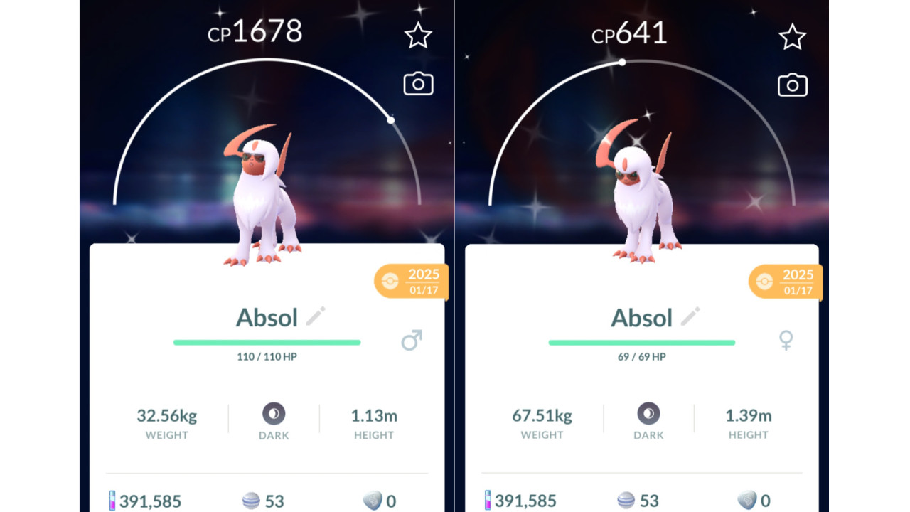 ✨Shiny (Dazzling) Absol Sunglasses Pokemon GO✨ Exchange All Options