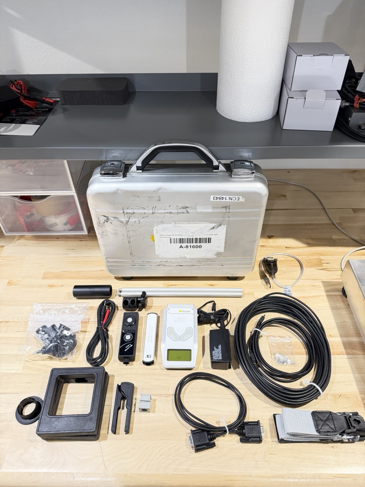 UNFORS RAYSAFE 8201023-D XI BASE UNIT W/ XI RF PROBE & ACCESSORIES (TESTED)
