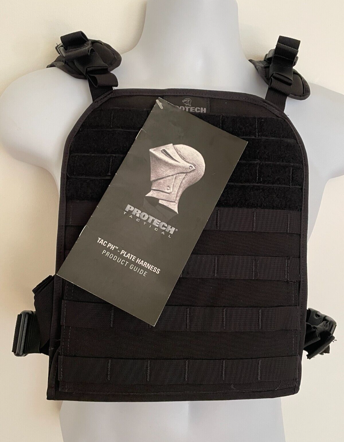 PROTECH TACTICAL Plate harness P-PLTHARN 8X10 Black Molle Adjustable Buckle