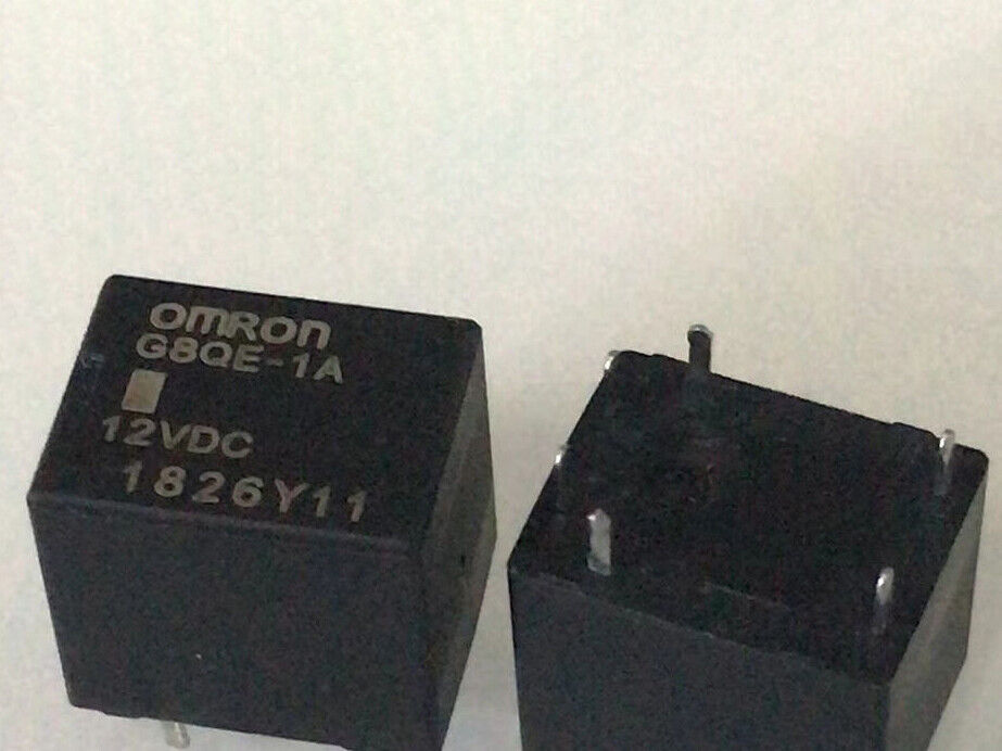 2PCS NEW G8QE-1A 12VDC Omron Automotive Relay 6-Pin Aygo