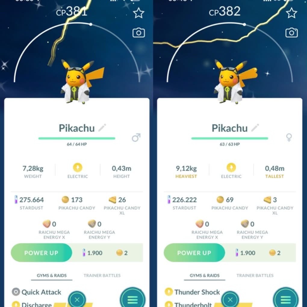 Pokémon Go Shiny Pikachu Professor Willow's assistant - Male/ Female - Trade/PTC