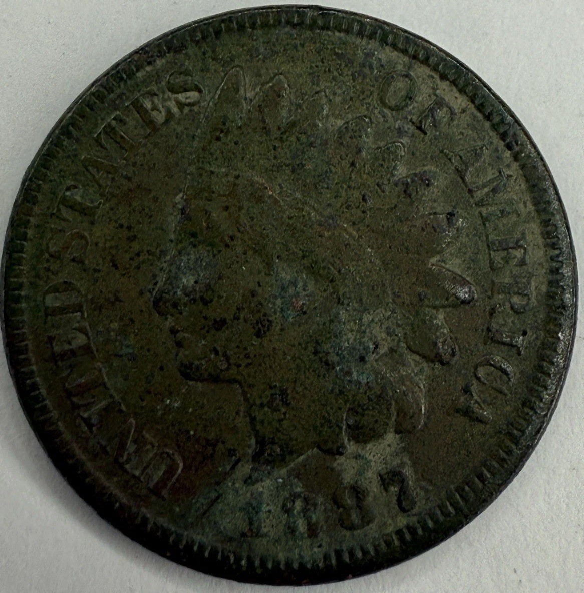 1887 Indian Head Cent Exact Coin Imaged #IND1132
