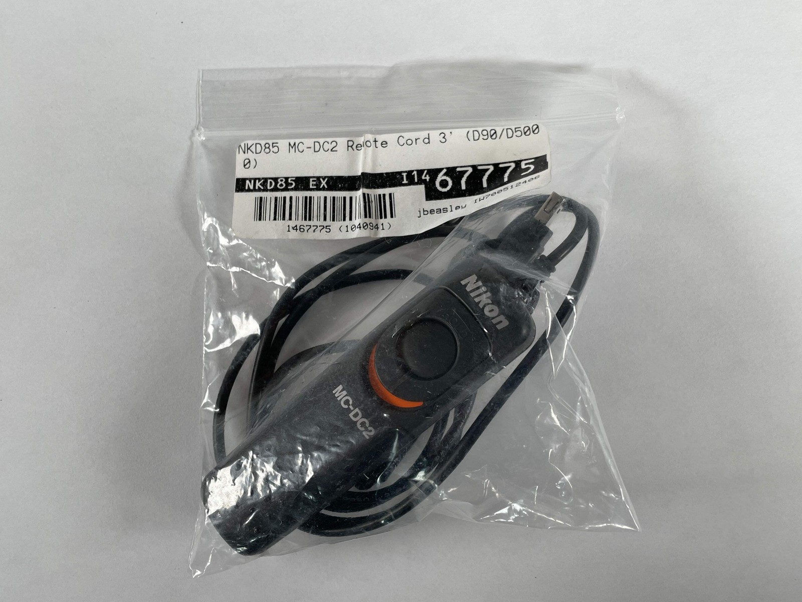 Nikon MC-DC2 Remote Shutter Release Cord for D7000 D5000 D3100 D90 D5100