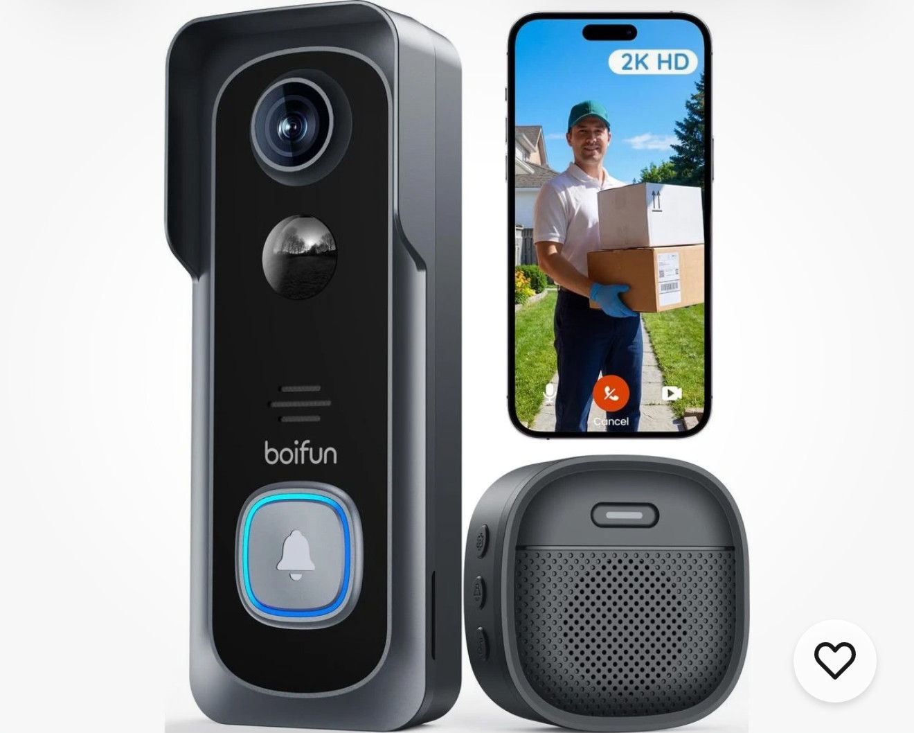boifun wireless video doorbell