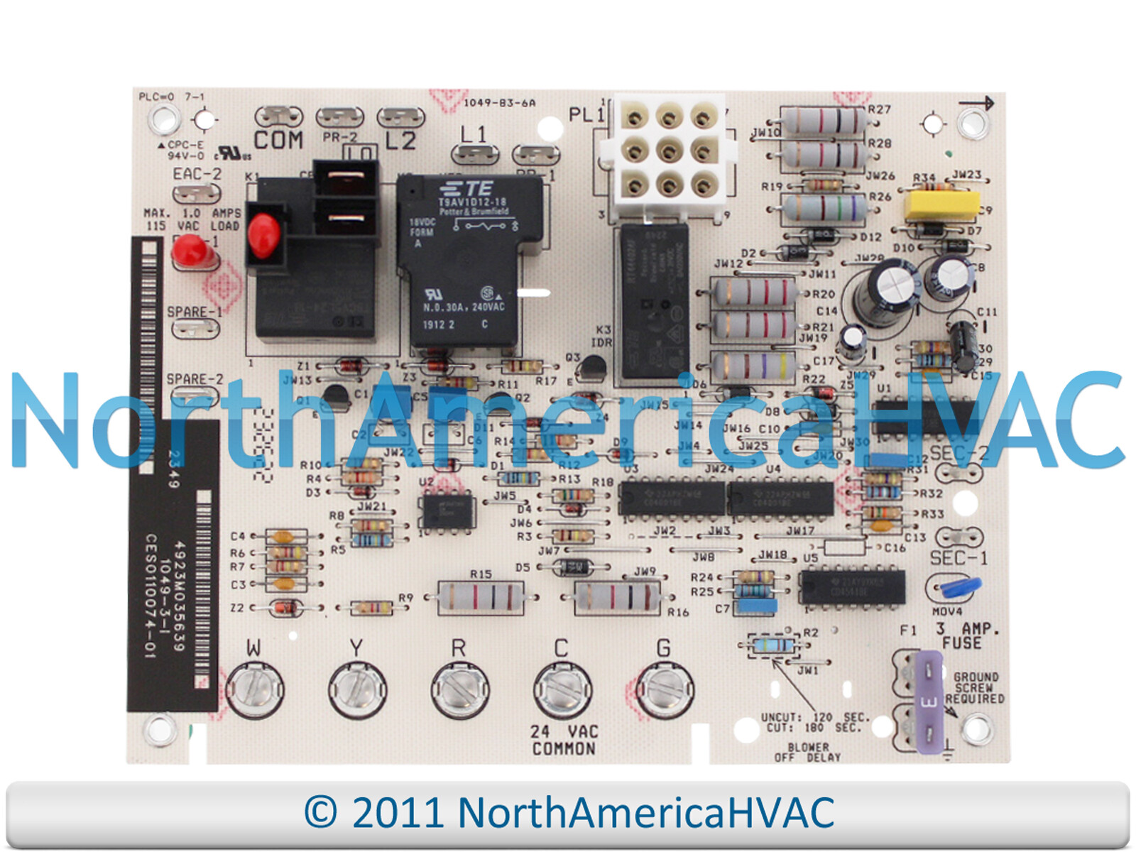 OEM Carrier Bryant Payne Control Board Furnace Replaces CESO110054 CESO110074-00