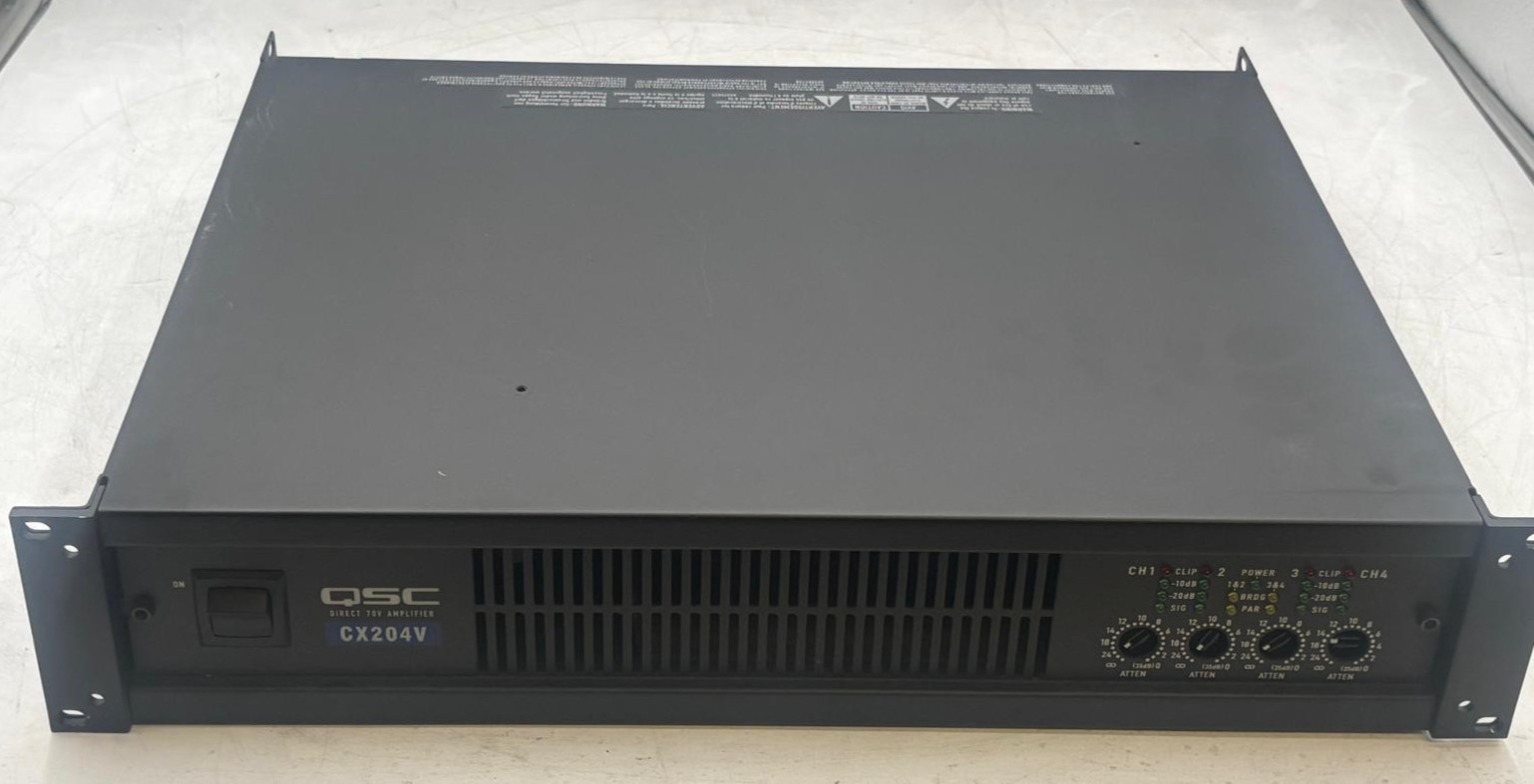 QSC CX204V Commercial 4-Channel Amplifier
