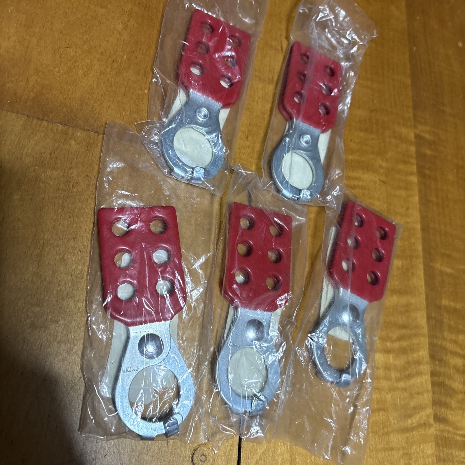 Brady 105718 Steel Hasps with Tabs 1 inch Lockout Lot of 5 New Package Electric