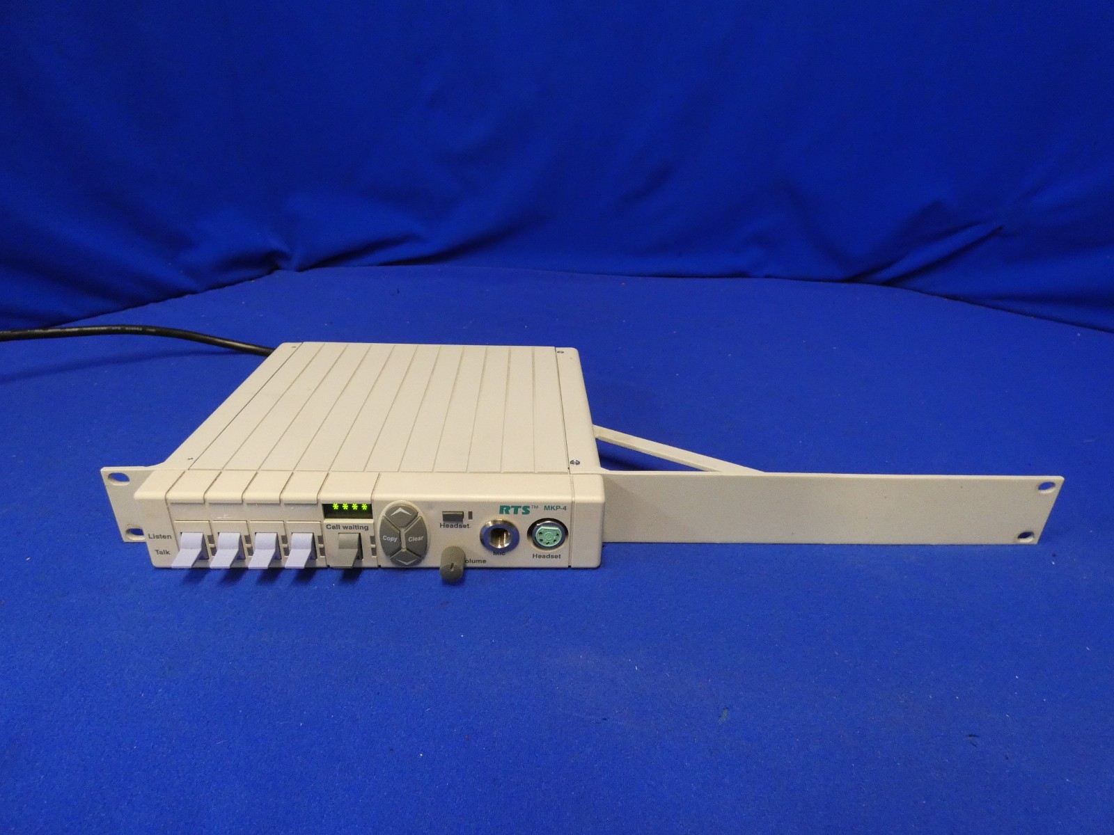 RTS MKP-4 XLR5 User Programmable Station Intercom w/Rack Ears 1RU