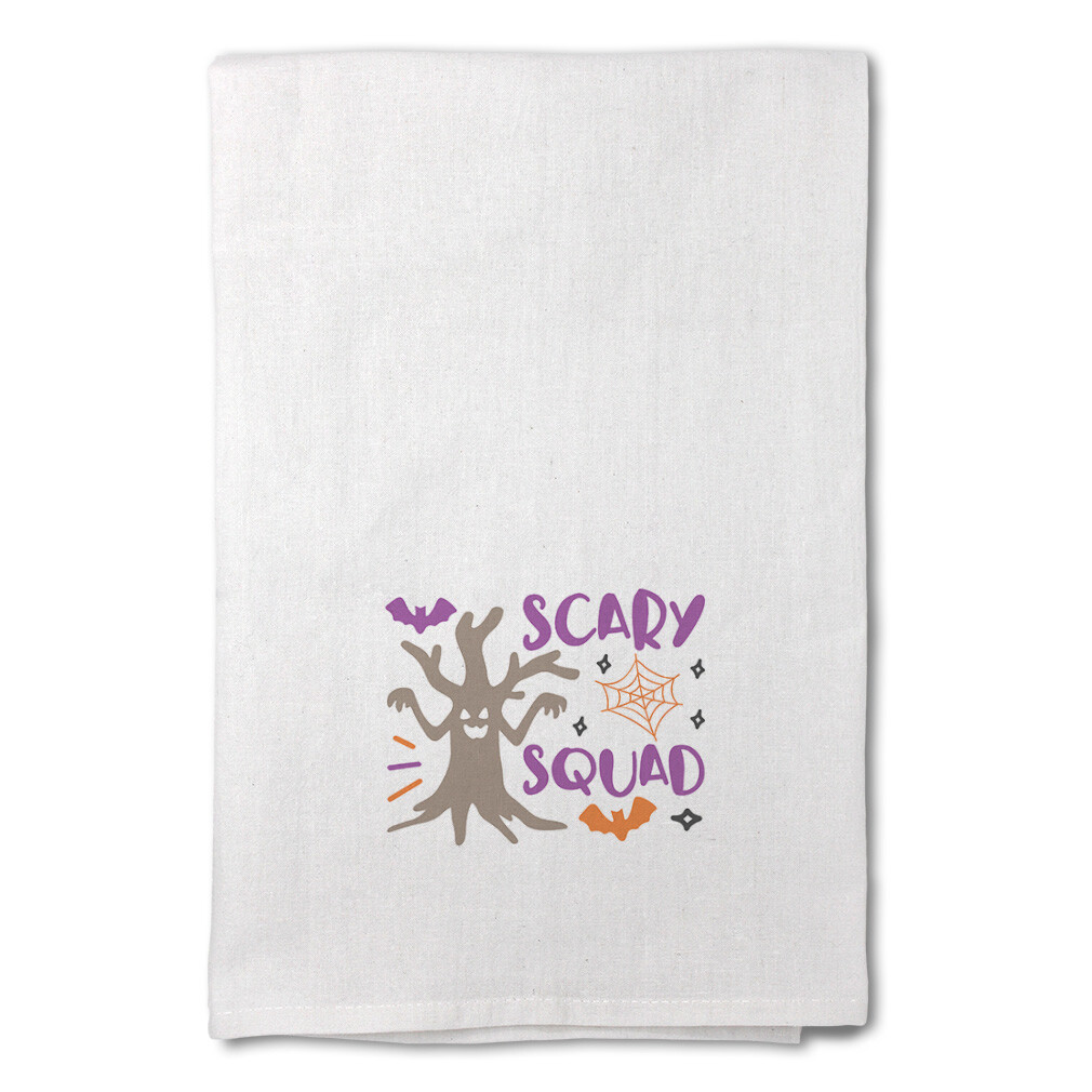 Decor Flour Kitchen Towels Scary Squad with Spider Cleaning Supplies Dish Towels