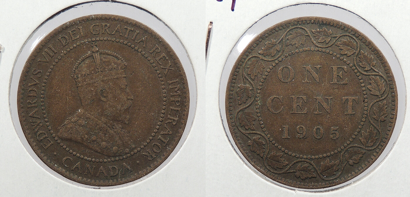 CANADA 1905 Cent Edward VII #WC99517