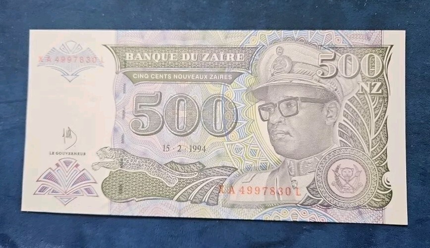 Zaire, 500 New Zaires 1994, P-63a, UNC