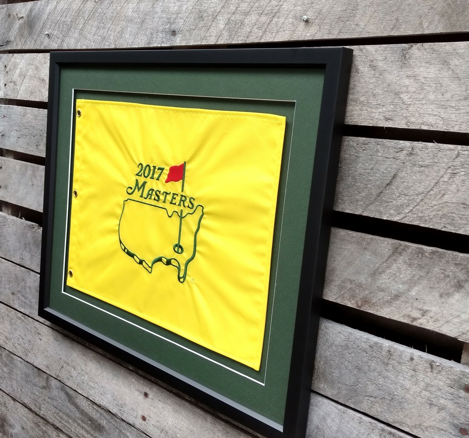 18x22 Black Flag Frame, blk-001,holds 13x17 Masters Golf Flag; flag not incl