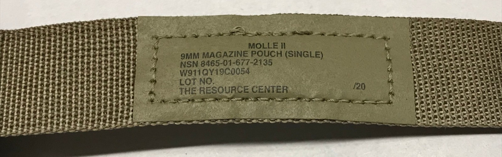 MULTICAM MOLLE II Single 9mm Magazine Pouch USGI NOS 2 Each