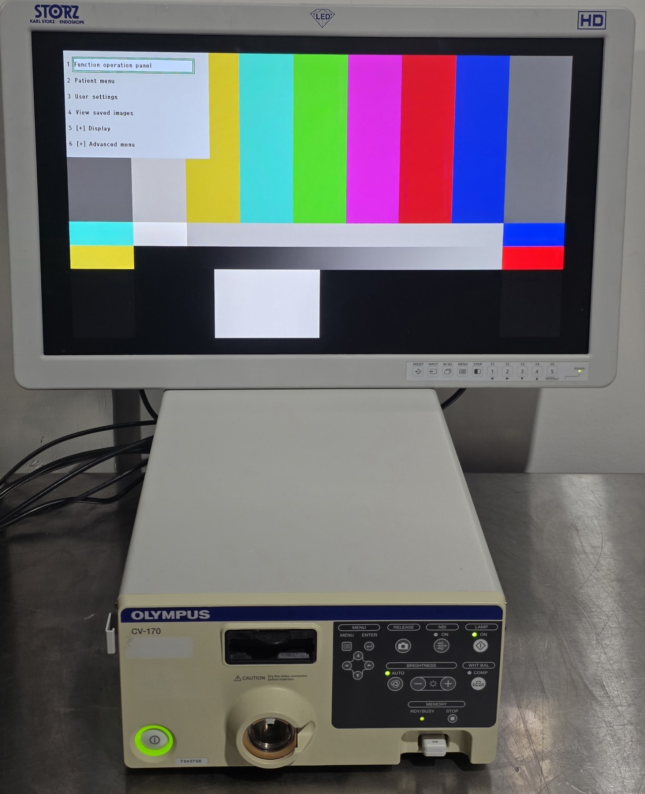 Olympus CV-170 Video Processor and Light Source