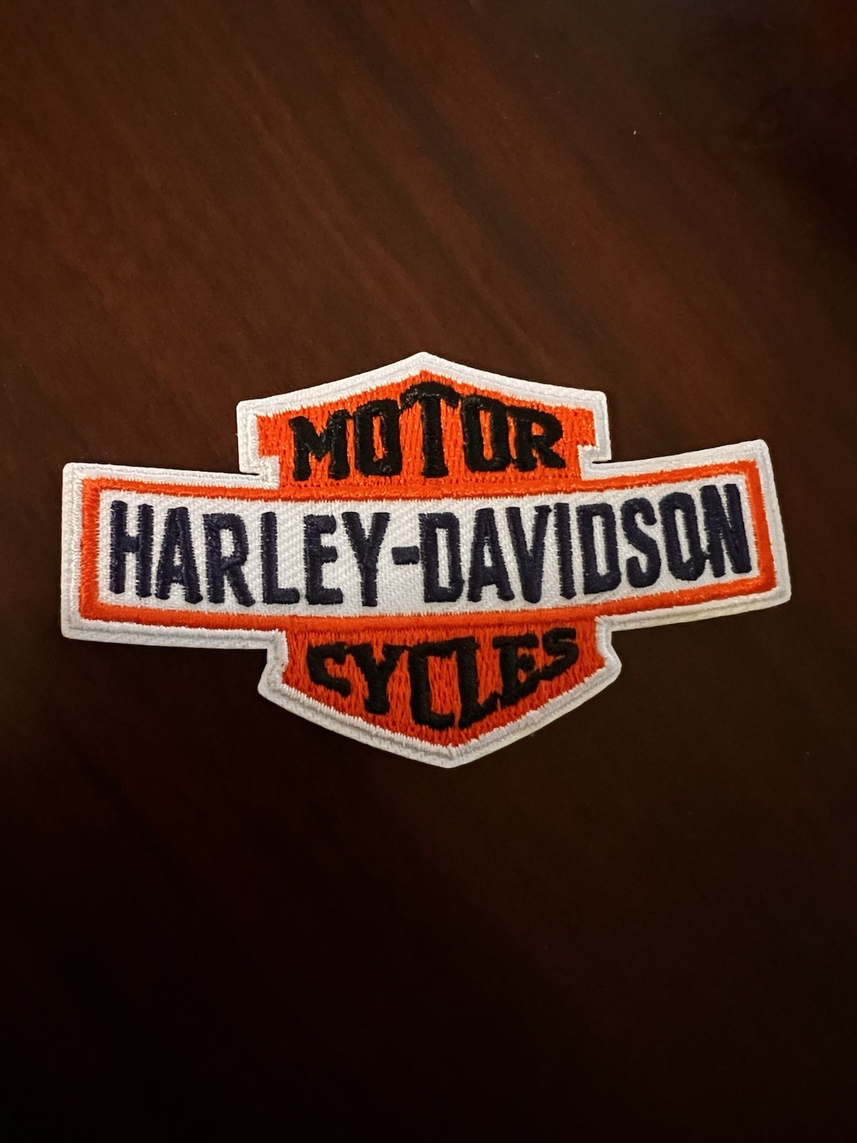 Jacket Sleeve Patch Harley Davidson Motorcycle Bar & Shield Factory HD Vest Hat