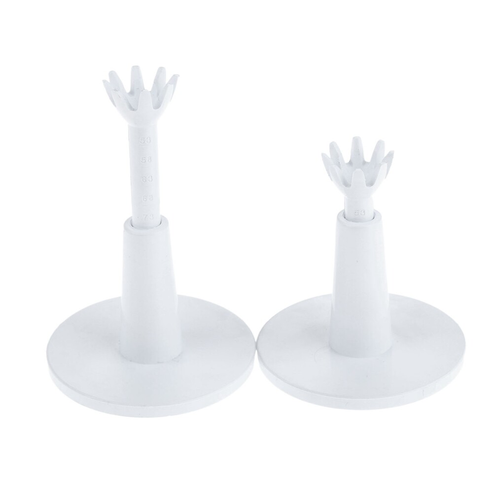 High Stability Golf Adjustable Range Tee White Golf Practice Aid 2x/Set 53*78mm