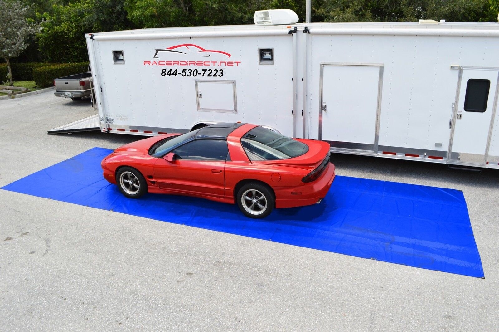 RACERDIRECT.NET NEW RACING PIT MAT BLUE 15' X 30" PITMAT TRACK MAT RACE MAT