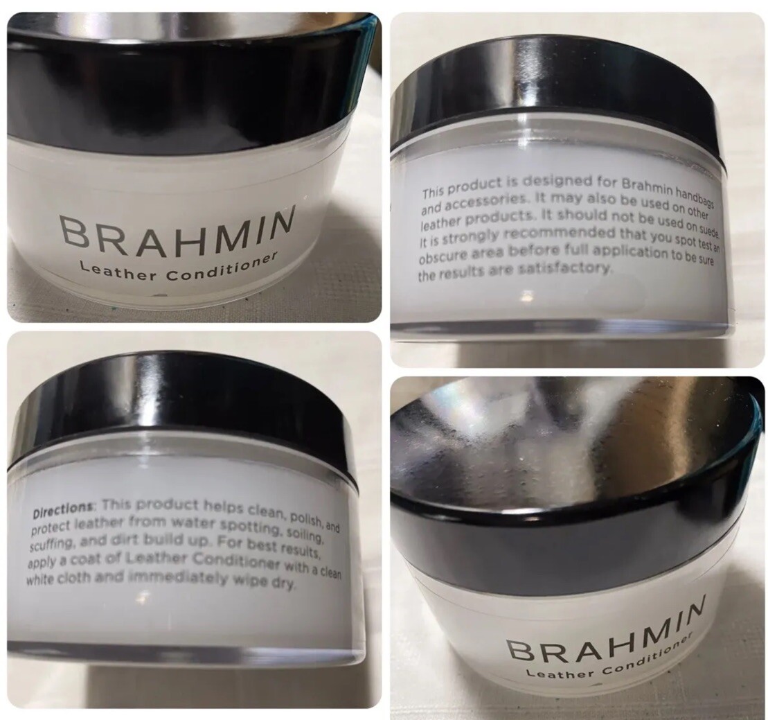 NEW BRAHMIN LEATHER CARE CLEANER / CONDITIONER