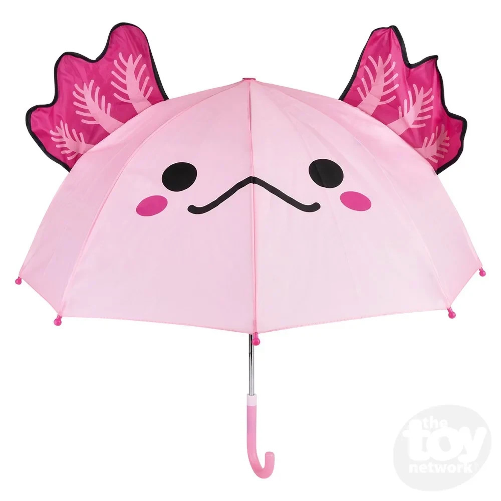 RHODE ISLAND Pink Axolotl Umbrella 28" Perfect for Carnival Prizes & Crane