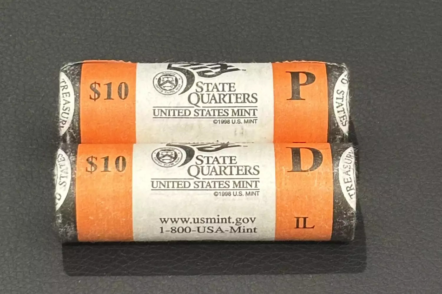 2003 P&D Alabama State Quarters BU Mint Rolls