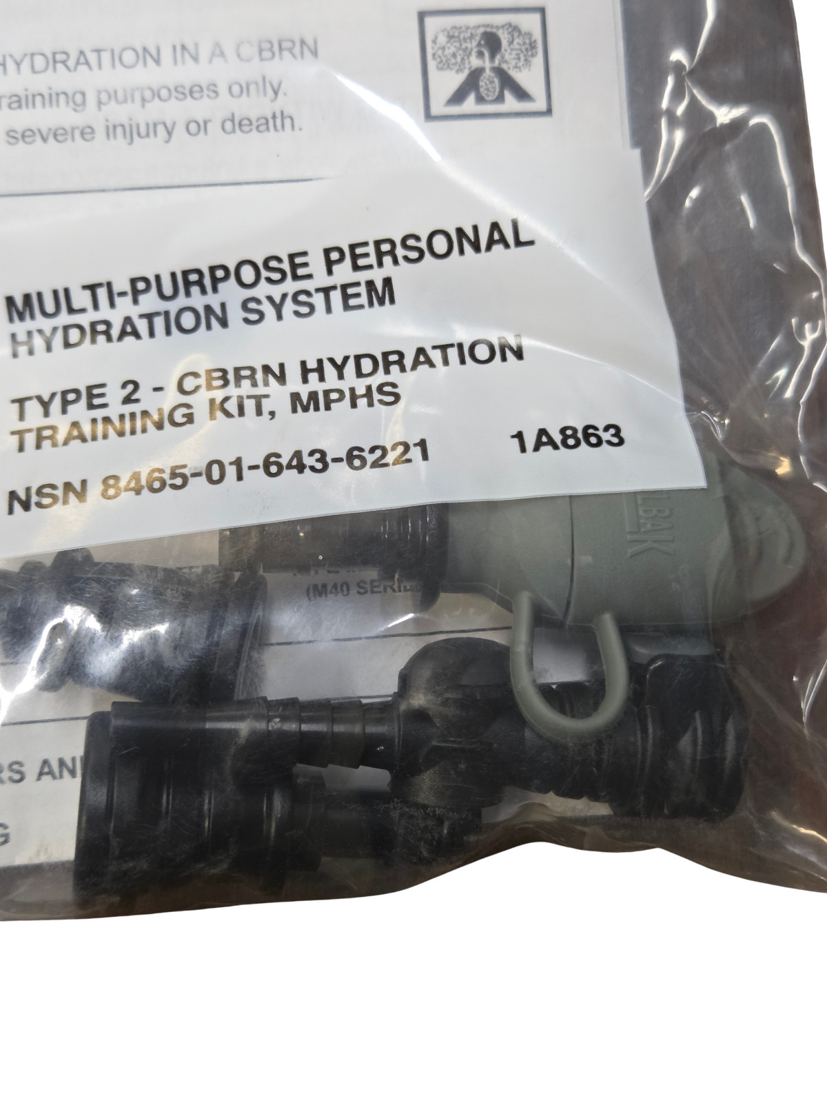 Camelbak Hydration System Type 2 CBRN HYDRATION TRAINING KIT New *mocinc.1982*