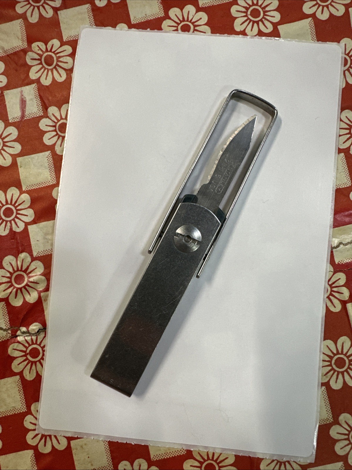 Vintage Pocket Knife Stanley 10-059 Folding Utility Switch Blade Knife
