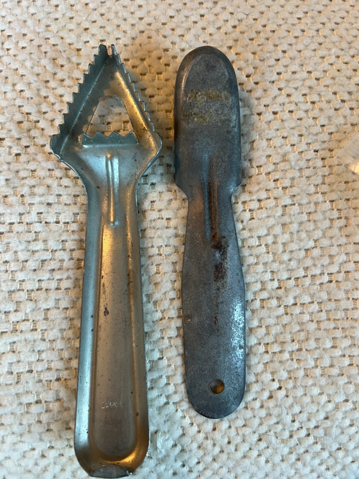 2 Old Fish Scalers