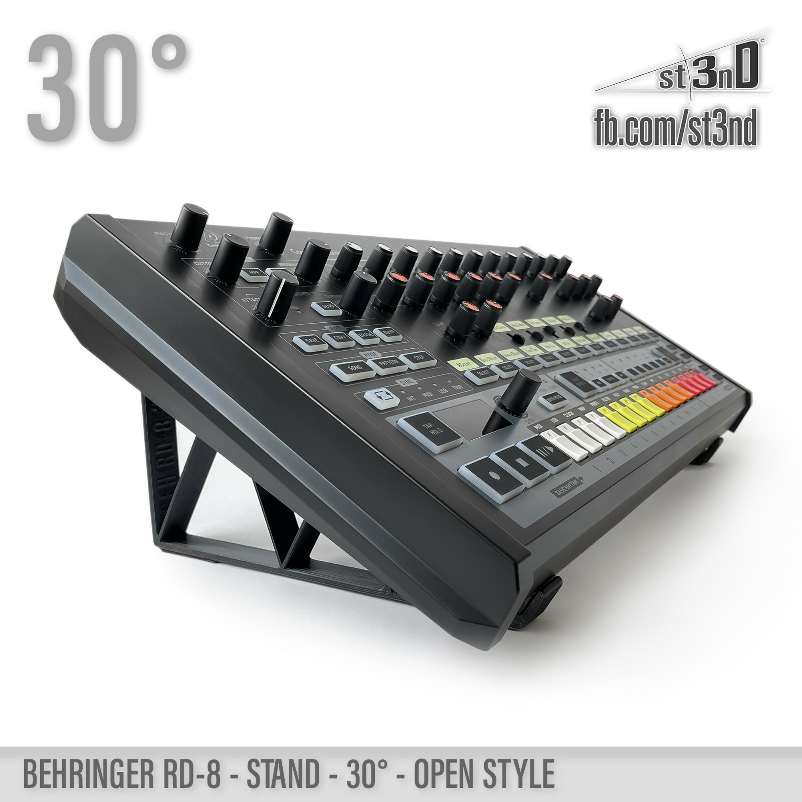 STAND for BEHRINGER RD-8 / RD-9 - 30° - Open Style