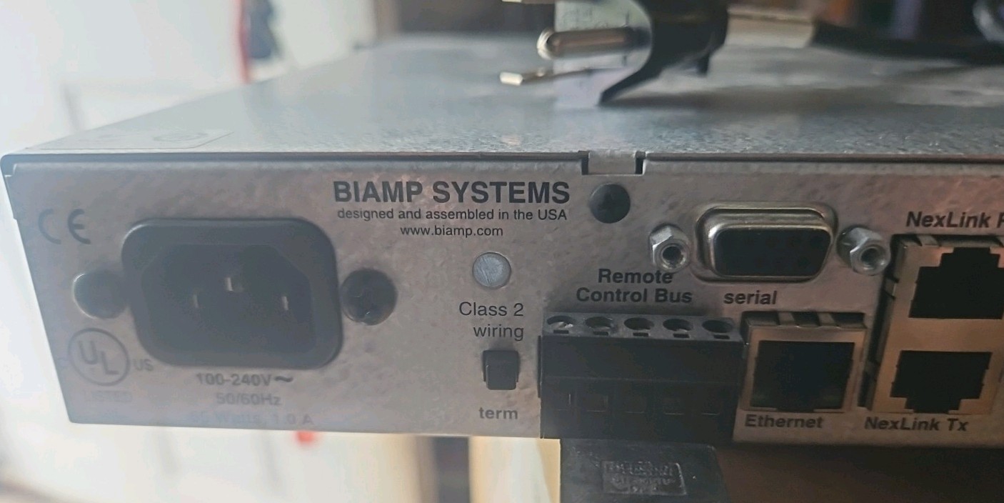 Biamp Nexia VC Video Conference DSP Digital Audio Signal Processor Mixer System