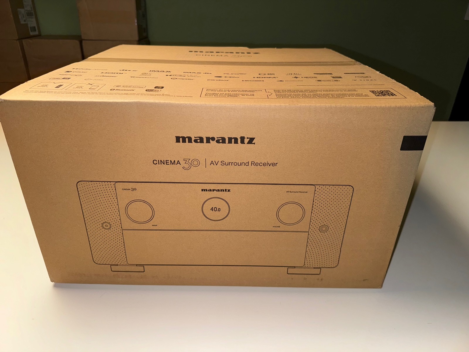 Brand NEW Marantz Cinema 30 Black 11.4-channel home theater receiver, amplifier