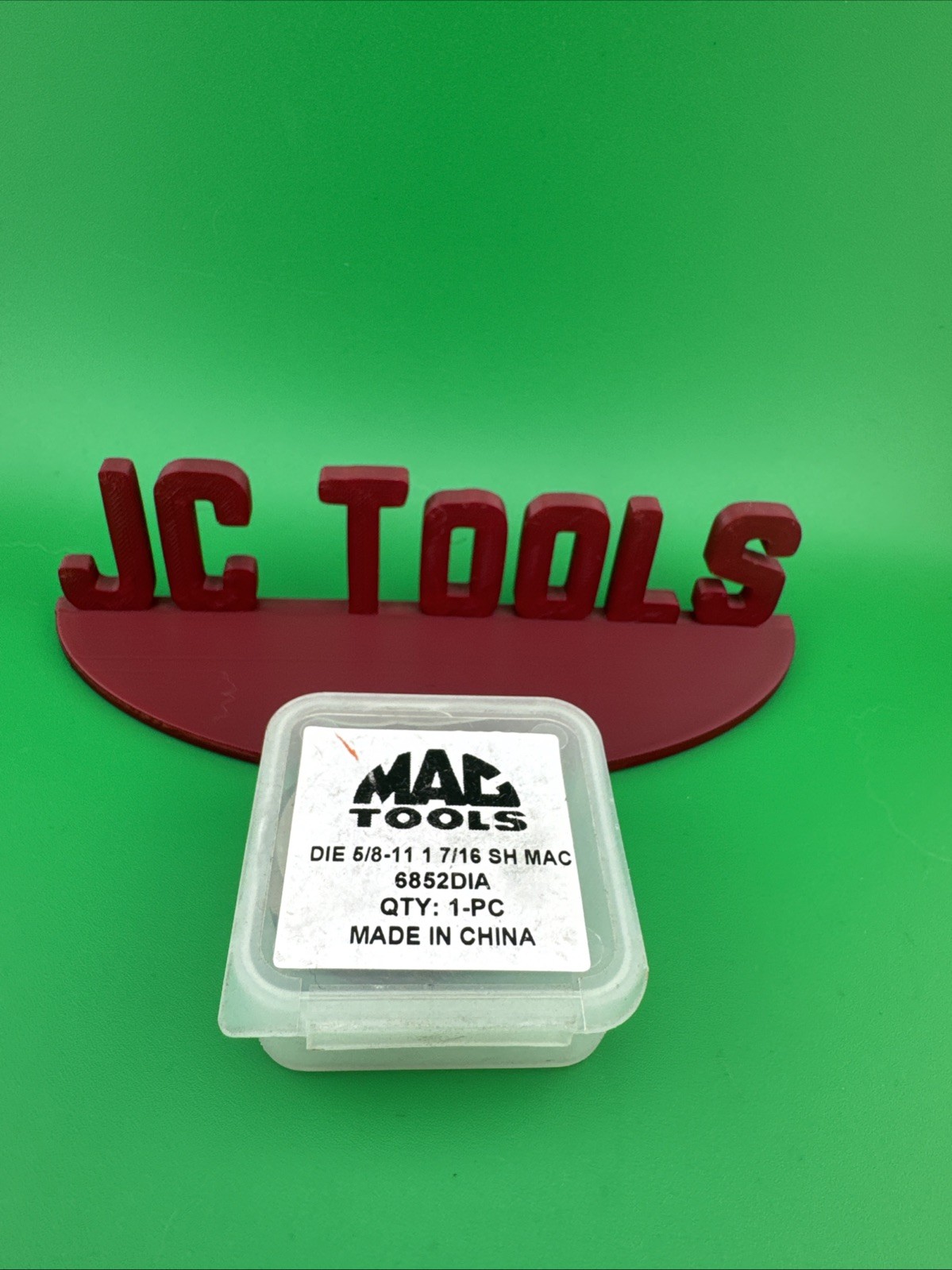 Mac Tools 6852DIA SAE Hexagonal Die 5/8"-11 NC - 1/7/16" Shank