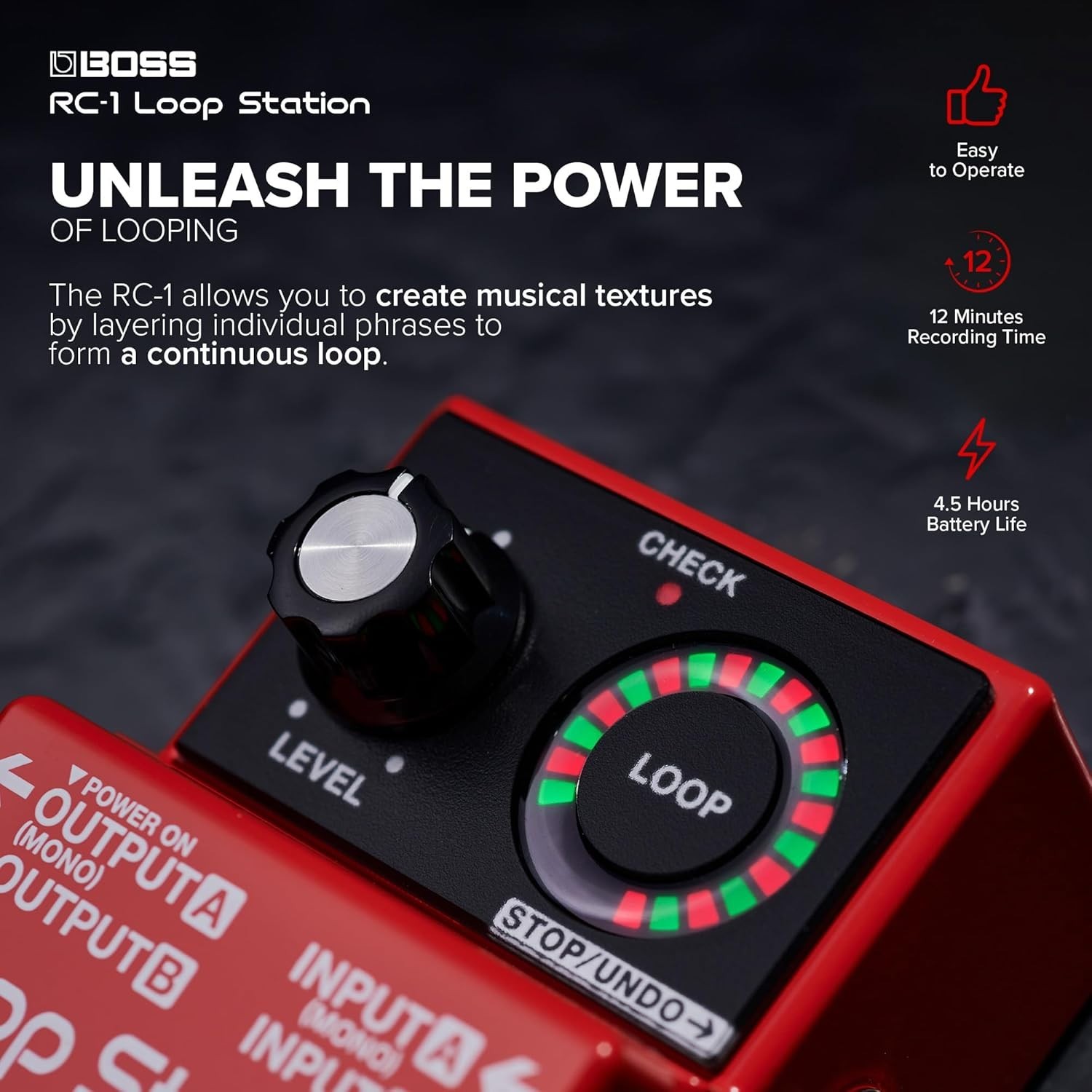 BOSS RC-1 Loop Station Pedal