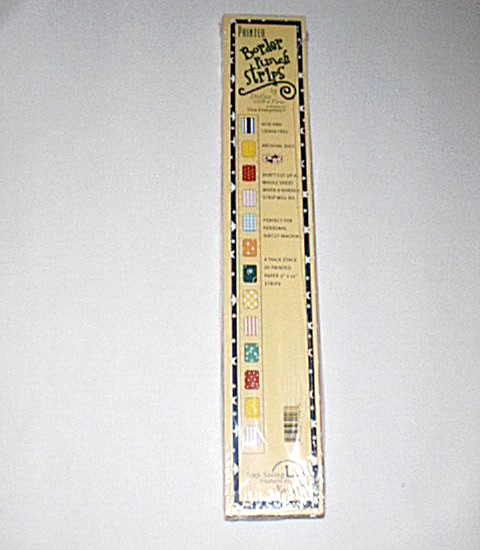 Scrapbooking PRINTED 13 Designs Card Stock BORDER PUNCH STRIPS Acid Free 2"x 12"