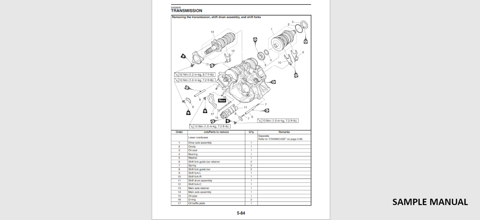 YAMAHA E60H SERVICE REPAIR WORKSHOP MANUAL PDF