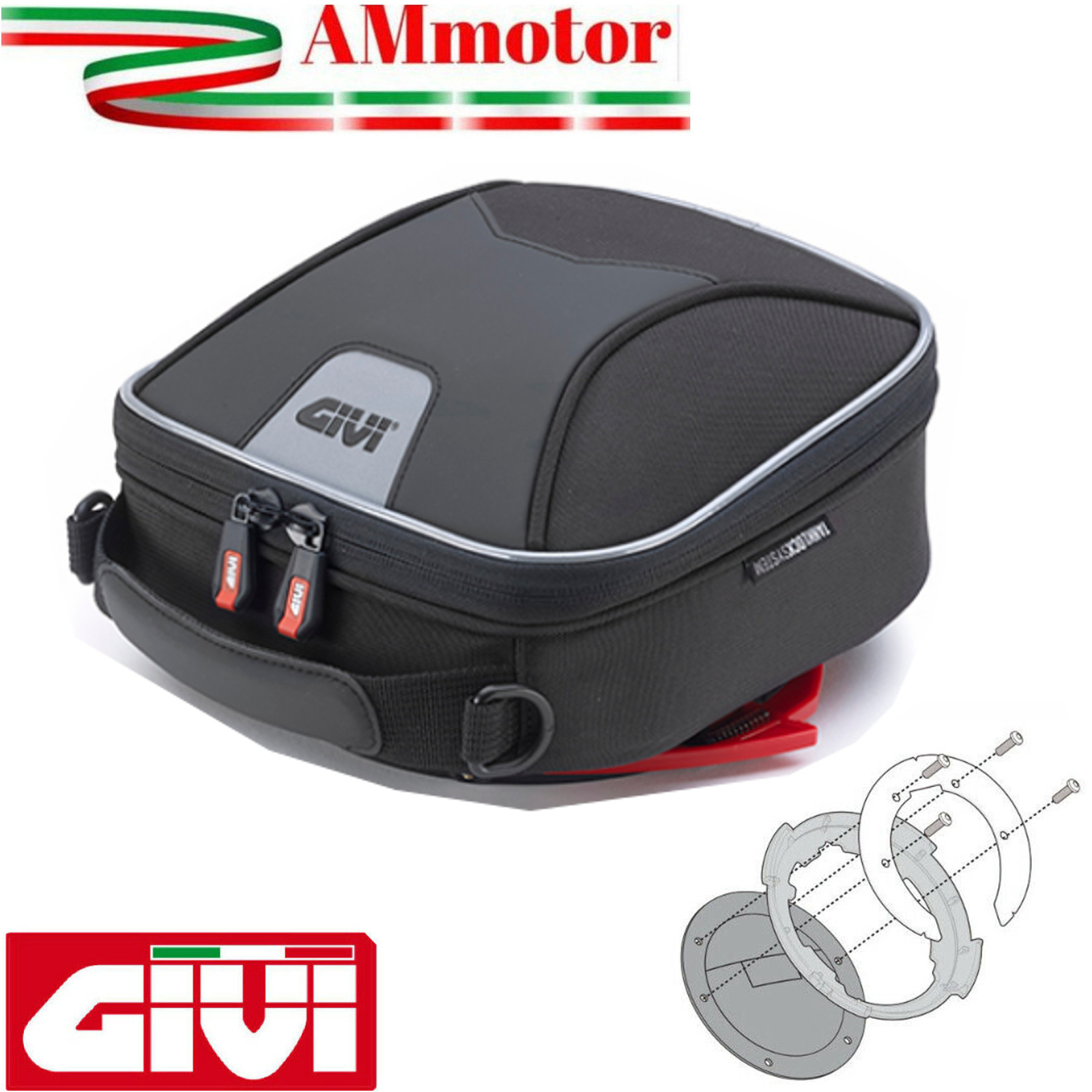 Givi Tanklock Motorcycle 3 Liter Tank Bag For Ktm Super Duke 1290 R 2017