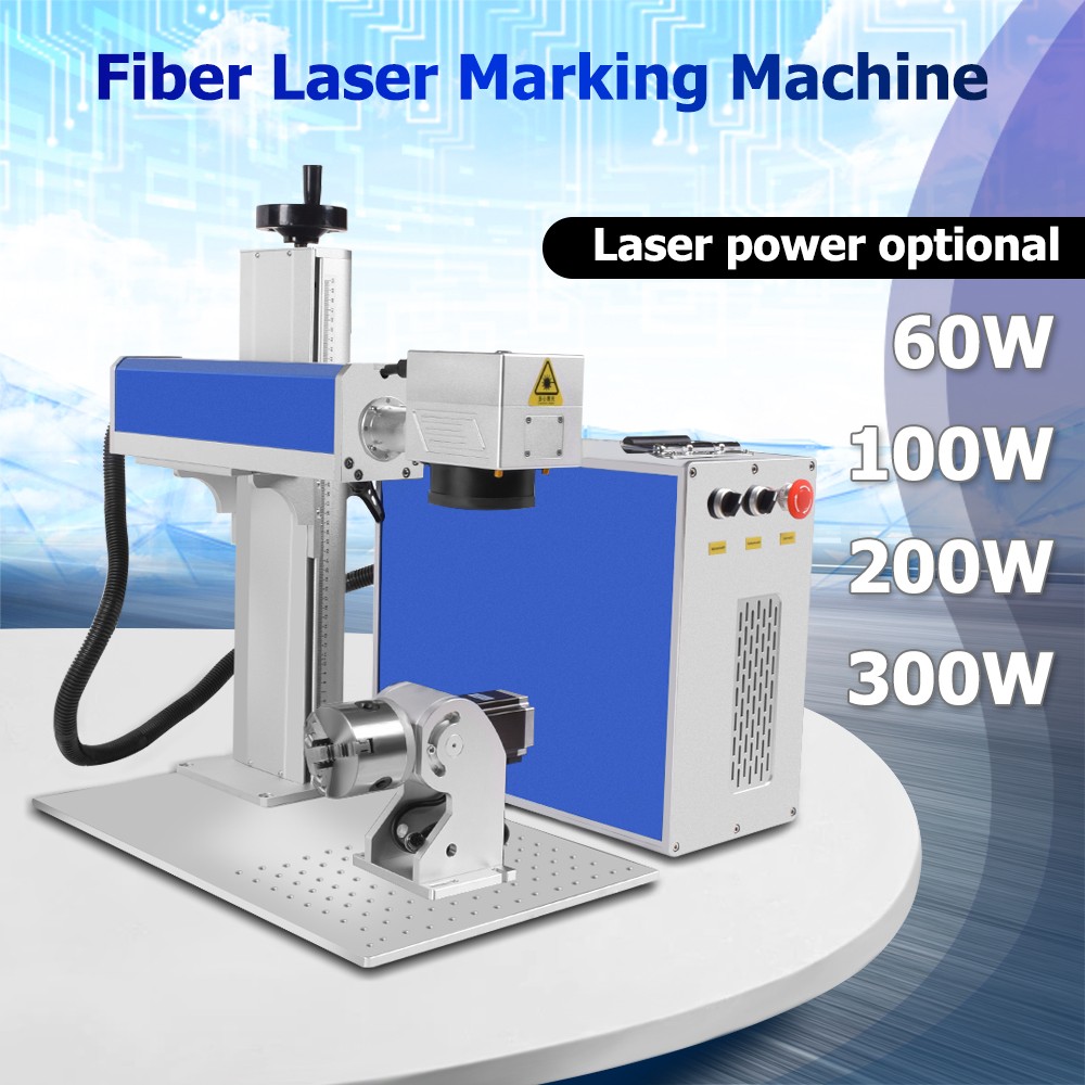 JPT 60W MOPA Laser Engraving Marking Machine Support Lightburn DIY Marking US