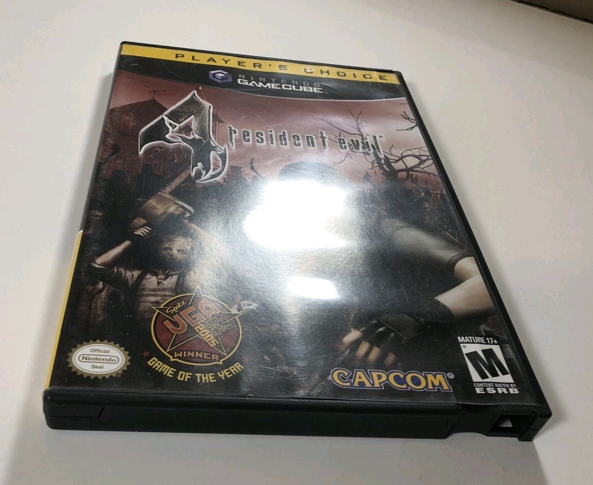 AUTHENTIC CASE ONLY NO GAME Resident Evil 4 (Nintendo Gamecube) PLEASE READ