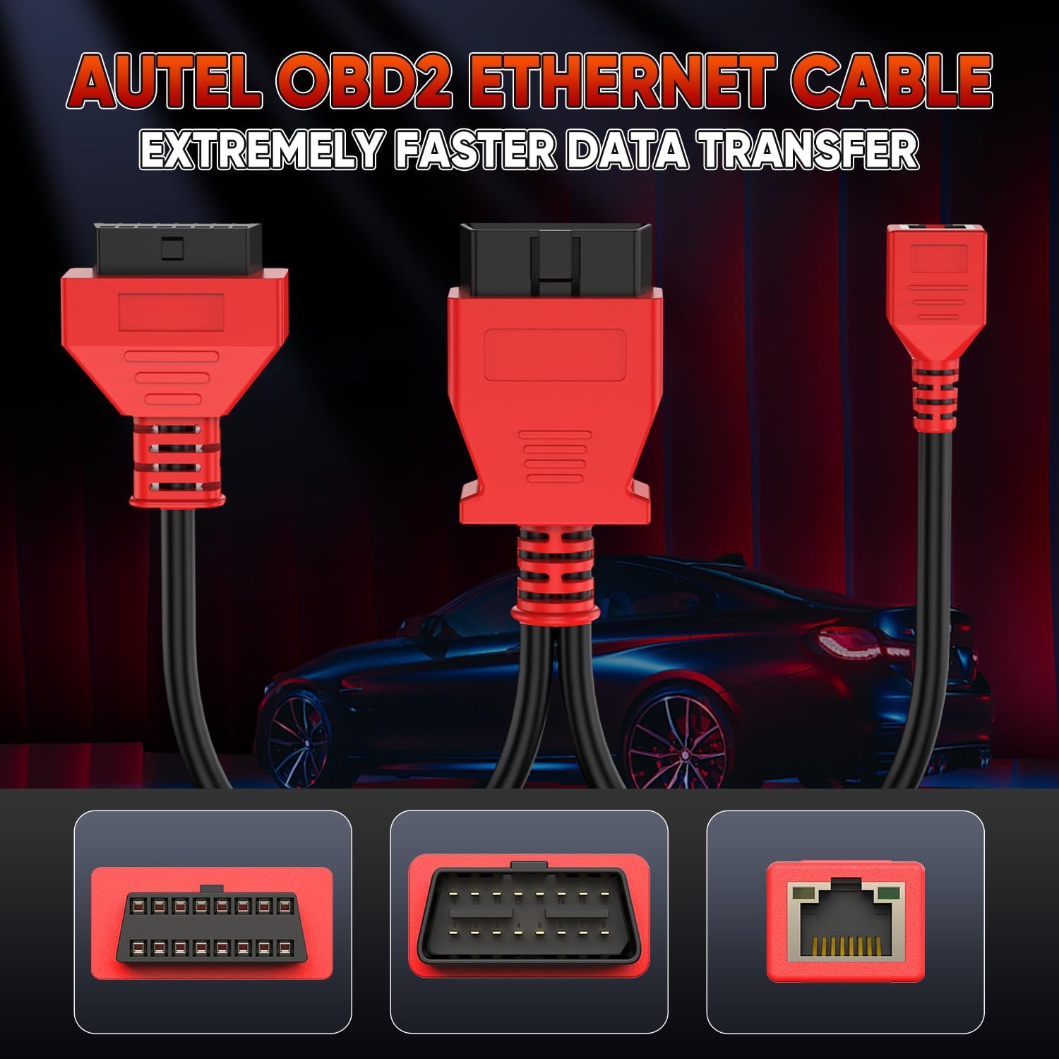 Ethernet Cable For Autel MS908P MS908S PRO & Elite Compatible with BMW F Series