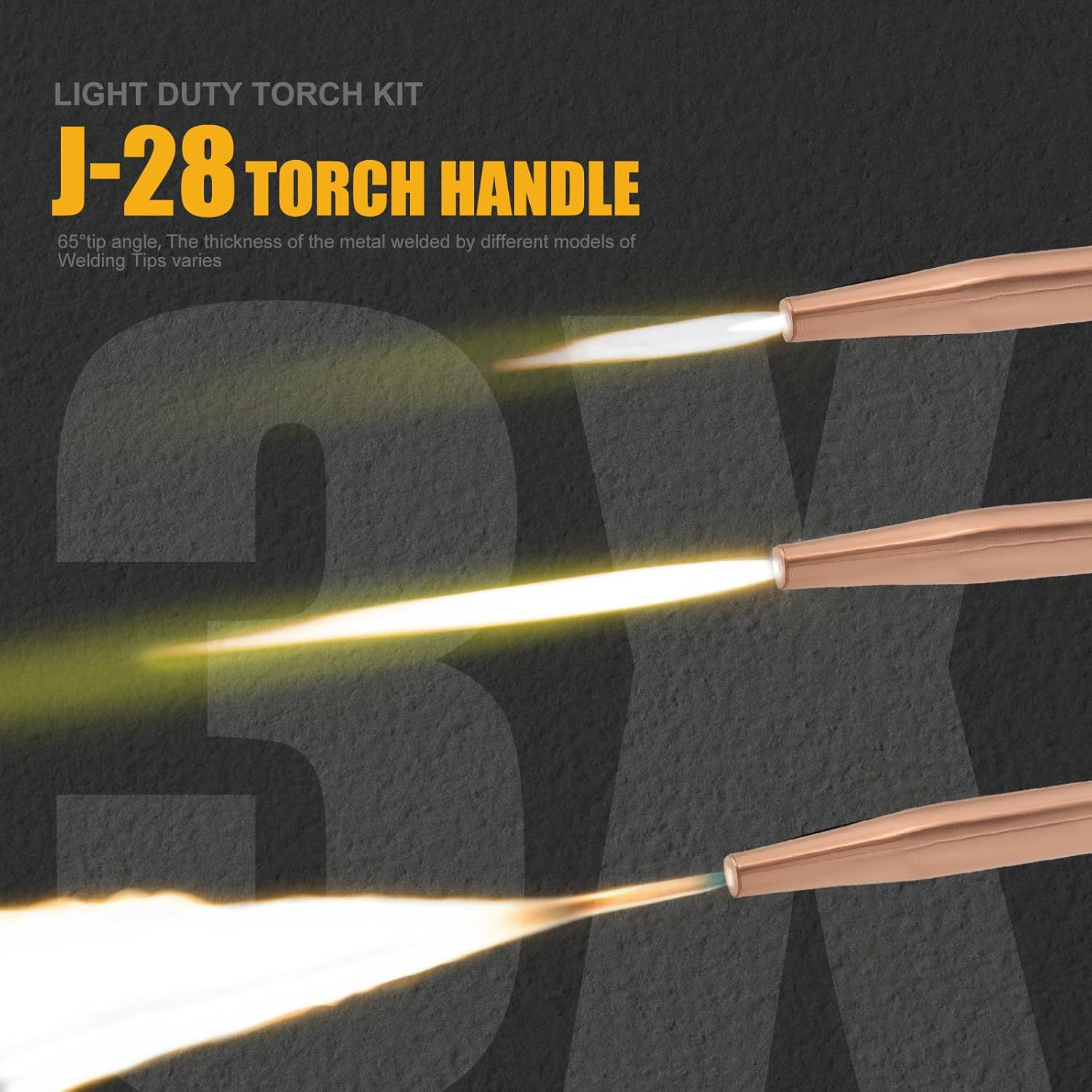 Ligth Duty Welding/Brazing Series "J" Torch Handle with Welding Tips, with Check