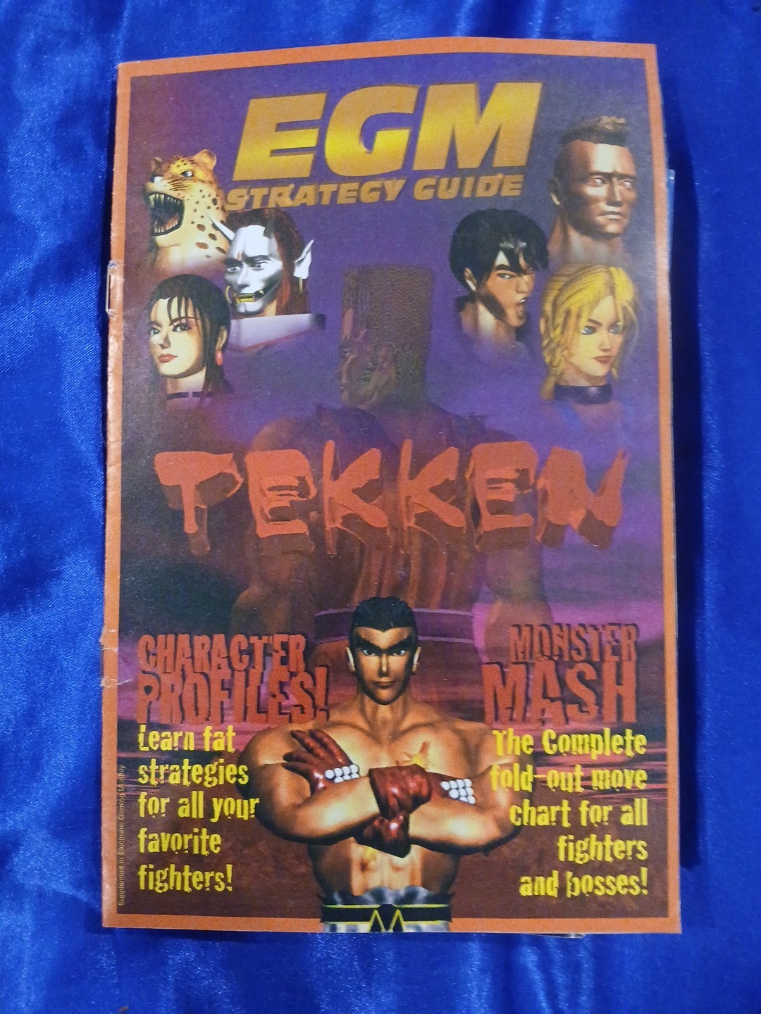 Tekken Strategy Guide EGM Electronic Gaming Monthly Great Shape See Pics